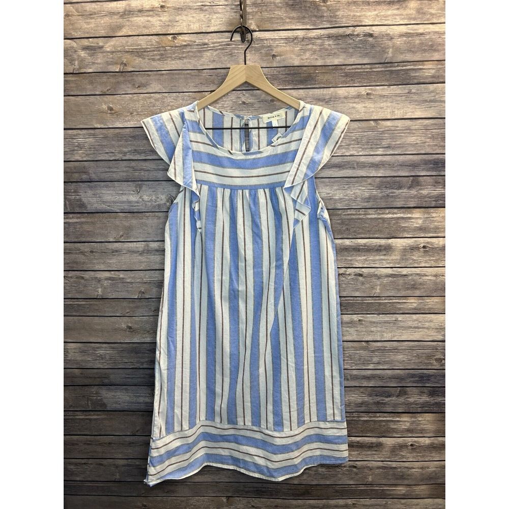 NWOT! Hailey and Co Dress Ruffle Sleeve Cottage Core Prairie Made in‎ USA Small